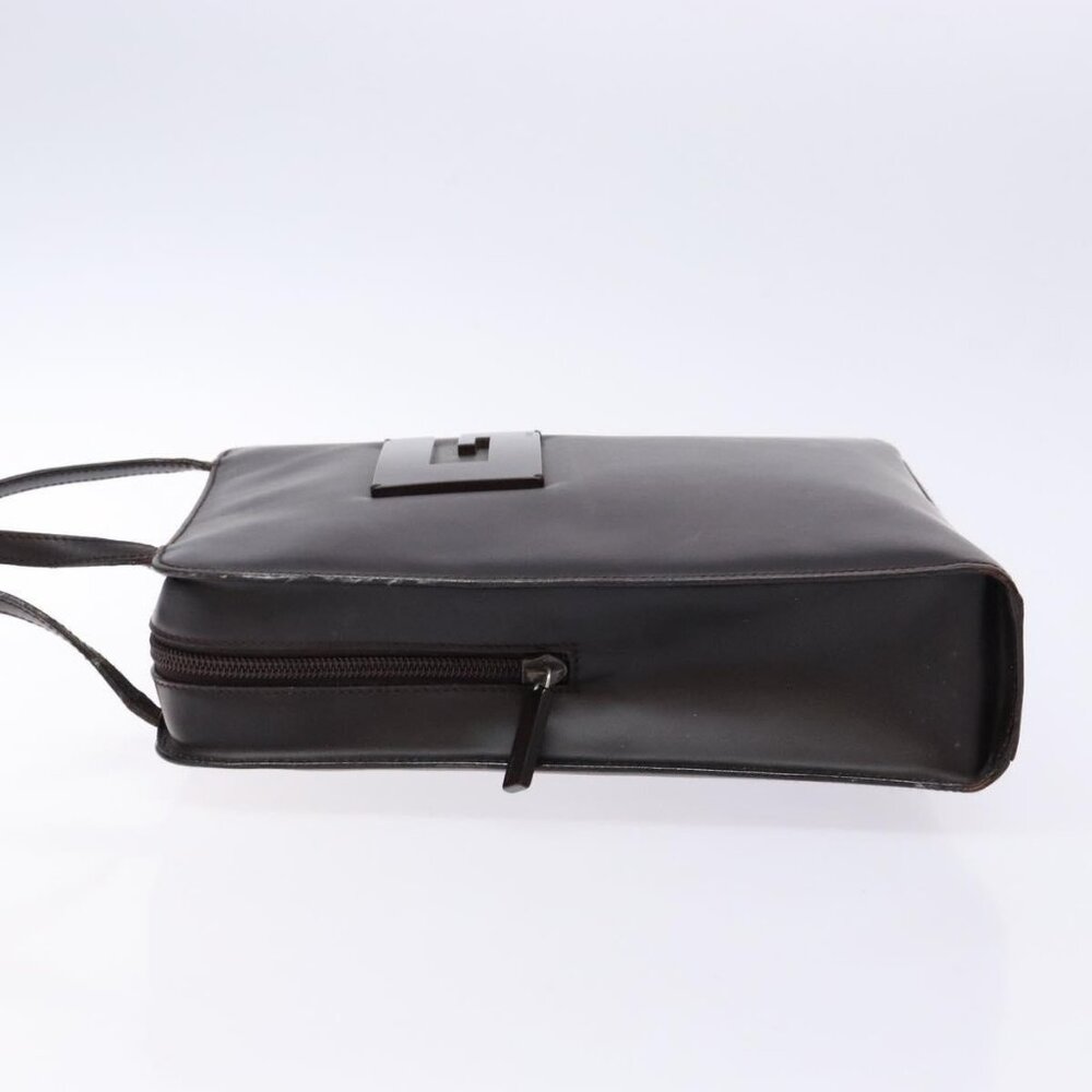 GUCCI Shoulder Bag Patent leather Dark Brown - Picture 5 of 16